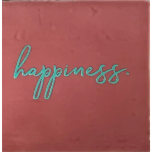 Tegeltje Happiness roze