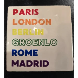 Tegeltje Paris, Londen, Groenlo