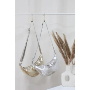 Baggyshop Tas Be super excited goud of zilver (goud)