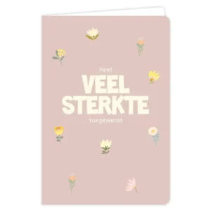 Flow Heel veel sterkte toegewenst