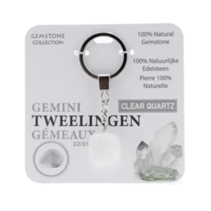 333004 Gemstone - Sleutelhanger - Sterrenbeeld - Tweelingen