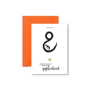 EEN KAARTJE HOERA ZWANGER