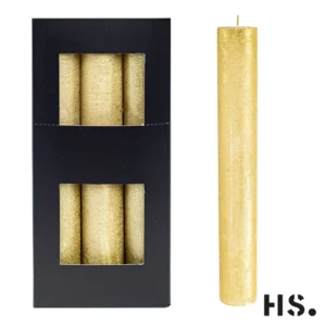 Home society Dinner Candle XL Gold