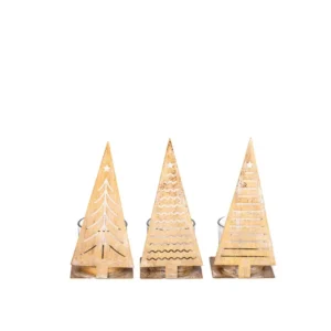 Home society T-Lightholder Moss GD Ass