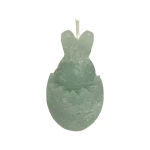 Deco Kaars Bunny Egg     celadon