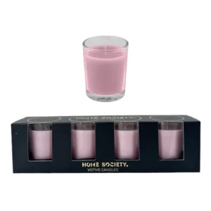 Votief Kaars L Set 4  lilac