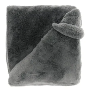 Plaid Justin 150x200cm dark grey