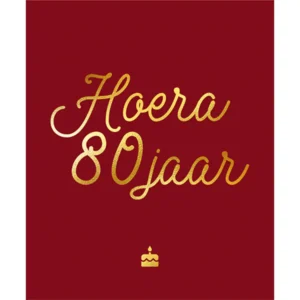 Hoera, 80 jaar (kleur)