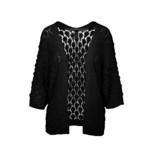 Iz naiz vest brei zwart  (L/XL)