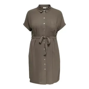 CARMETTA LIFE SS V-NCK SH DRESS WVN NOOS