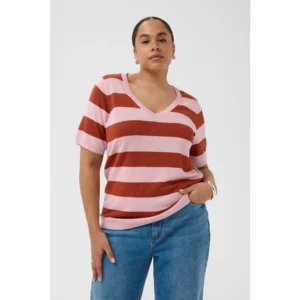 KCregitta Stripe V-neck Pullover - S