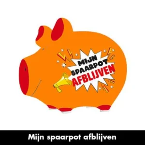 Spaarpot Mijn spaarpot afblijven