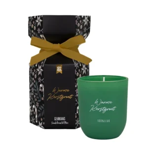 100% leuk Geurkaars warme kerstgroet