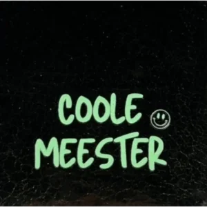 Tegeltje Coole meester goud