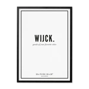 Wijck Houten lijst zwart30 x 40 cm