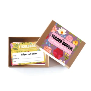 Tegoed doosje klusjes voor mama