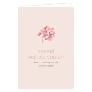 water Zoveel wat we voelen
