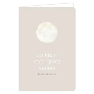 water Zo klein zo'n groot verlies