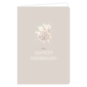 water Met oprecht medeleven