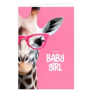 Wenskaart its a babygirl