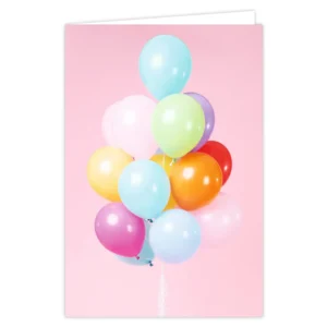 Wenskaart Ballonnen