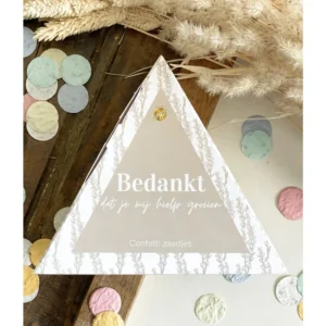 Bloemzaadjes - Bedankt