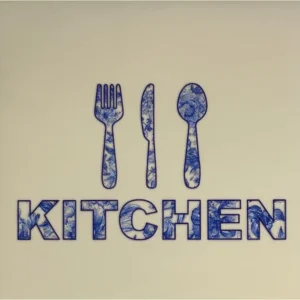 Tegeltje Delfsblauw Kitchen