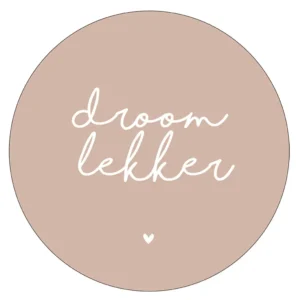 muurcirkel droom lekker 40 cm