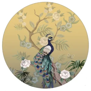 Muurcirkel pauw (40 cm)