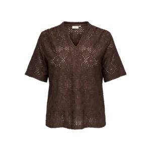 CARHELLEN S/S V-NECK BLOUSE JRS