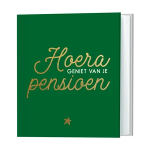 Hoera geniet van je pensioen (kleur)
