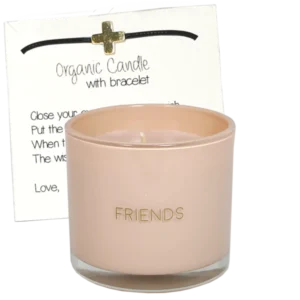 My Flame Geurkaars met wens-armband-Friends