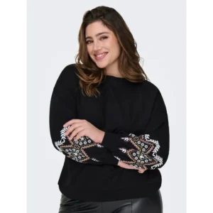 CARBROOKE L/S O-NECK PRINT SWT JRS NOOS