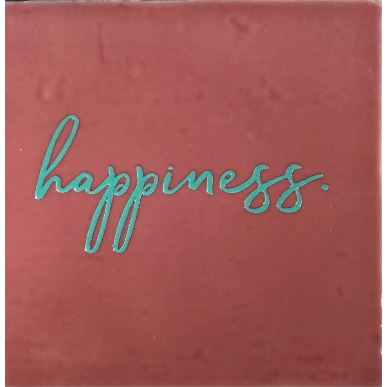 Tegeltje Happiness roze