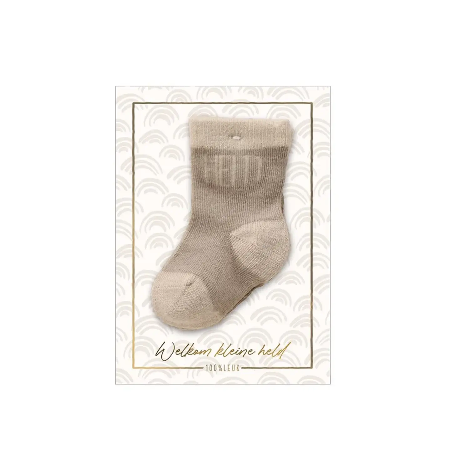 Babysokje - op kaart - Held - Boog print