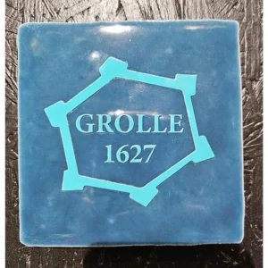 Tegeltje Grolle 1627 blauw
