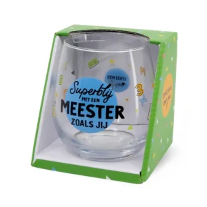 Glas Meester bedankt