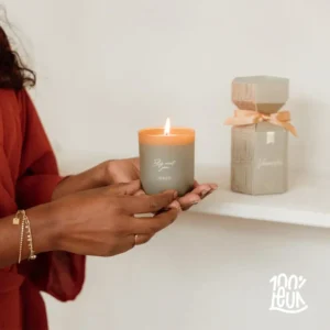 100%leuk Geurkaars in cadeauverpakking - Vriendin