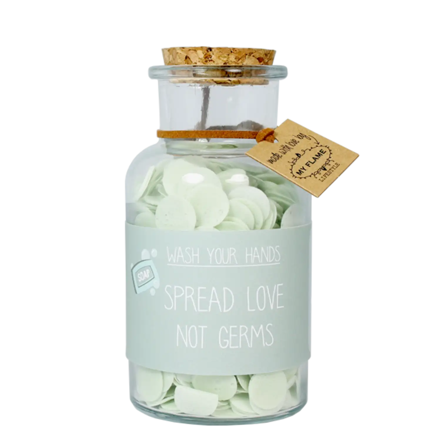 My flame HANDZEEP - SPREAD LOVE, NOT GERMS