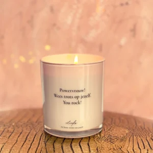 My flame SOJAKAARS - POWERVROUW! WEES TROTS - GREEN TEA TIME