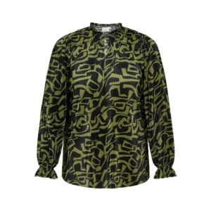 CARMIKA LIFE BOATNECK L/S BLOUSE JRS - M-46/48