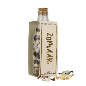 100% LEUK Momenten fles met toffees - Zomaar