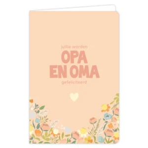 Flow Jullie worden opa en oma gefeliciteerd