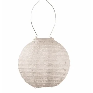 Lumiz Solar Lampion Rond Spectare - 20cm - Soft Blush