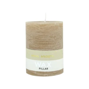 WAX Stompkaarsen beige