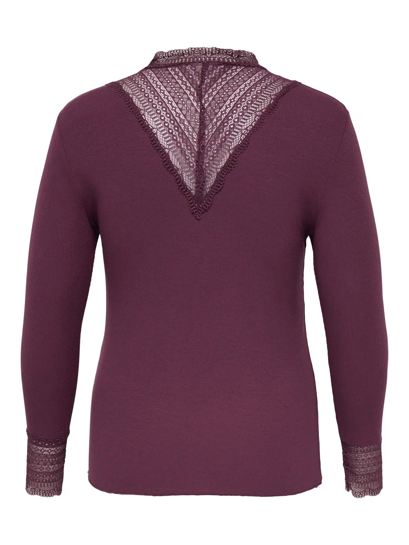 CARTILDE RIB LACE L/S TOP JRS NOOS - Afbeelding 5