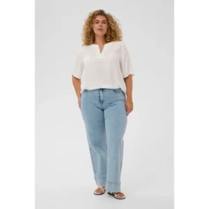 KCmina Lace Blouse - Chalk, 48