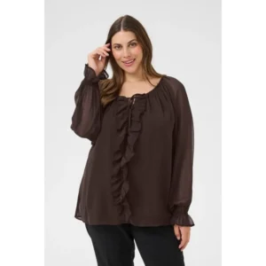 KCmilanna Blouse - Black Coffee, 50
