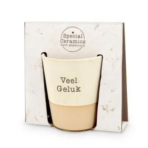 Special Ceramics - Beker - Geluk