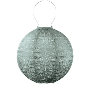 Lumiz Solar Lampion Folia Rond - 30 cm - Sage Green